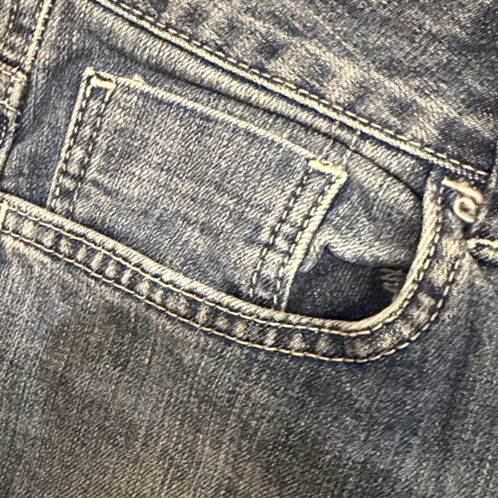 Calvin Klein Jeans Dark Blue Wide Leg Denim - Picture 5 of 7
